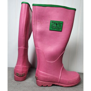 Polo Ralph Lauren Kids Rain Boots Size 13 Pink Steel Shank Preppy Gorpcore